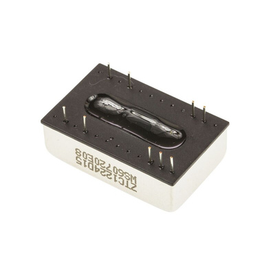 TRACOPOWER THD 12 DC-DC Converter, ±15V dc/ ±400mA Output, 18 → 36 V dc Input, 12W, Through Hole, +85°C Max Temp