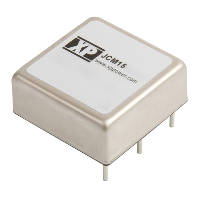 XP Power JCM DC-DC Converter, ±5V dc/ ±1.5A Output, 18 → 36 V dc Input, 15W, Through Hole, +105°C Max Temp -40°C