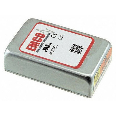 XP Power C DC-DC Converter, 5kV/ 200μA Output, 11.5 → 16 V dc Input, 1W, PCB Mount, +60°C Max Temp -10°C Min Temp