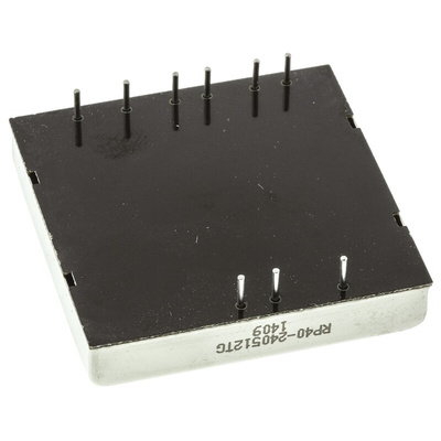 Recom RP40-G DC-DC Converter, 5V dc/ 6 A, ±400mA Output, 18 → 36 V dc Input, 40W, Through Hole, +85°C Max Temp