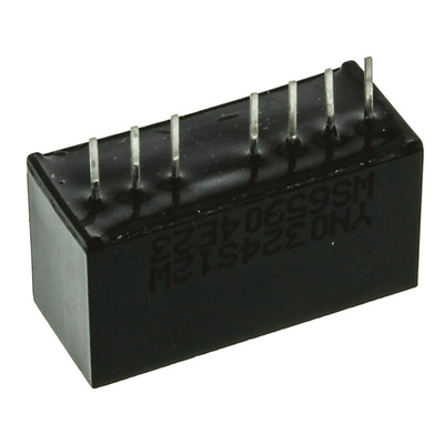 TRACOPOWER TMR 3WI DC-DC Converter, 12V dc/ 250mA Output, 9 → 36 V dc Input, 3W, PCB Mount, +85°C Max Temp -40°C