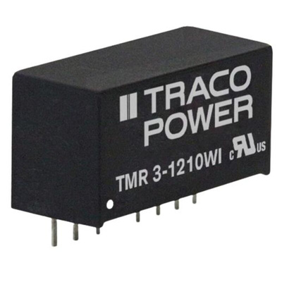 TRACOPOWER TMR 3WI DC-DC Converter, 12V dc/ 250mA Output, 9 → 36 V dc Input, 3W, PCB Mount, +85°C Max Temp -40°C