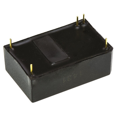 TRACOPOWER THP 3 DC-DC Converter, 5V dc/ ±100mA Output, 36 → 160 V dc Input, 3W, Through Hole, +85°C Max Temp
