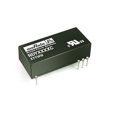 Murata Power Solutions NDY DC-DC Converter, 12V dc/ 250mA Output, 9 → 18 V dc Input, 3W, Through Hole, +85°C Max