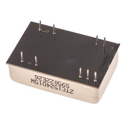 TRACOPOWER THD 15WIN DC-DC Converter, ±15V dc/ ±500mA Output, 9 → 36 V dc Input, 15W, Through Hole, +85°C Max