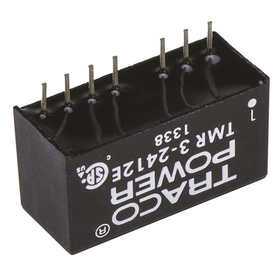 TRACOPOWER TMR 3E DC-DC Converter, 12V dc/ 250mA Output, 18 → 36 V dc Input, 3W, Through Hole, +85°C Max Temp