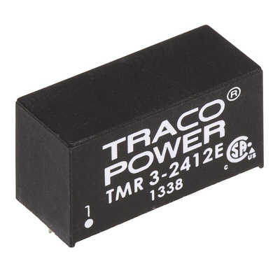 TRACOPOWER TMR 3E DC-DC Converter, 12V dc/ 250mA Output, 18 → 36 V dc Input, 3W, Through Hole, +85°C Max Temp