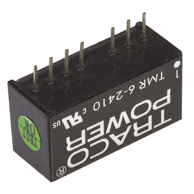 TRACOPOWER TMR 6 DC-DC Converter, 3.3V dc/ 1.3A Output, 18 → 36 V dc Input, 6W, Through Hole, +70°C Max Temp