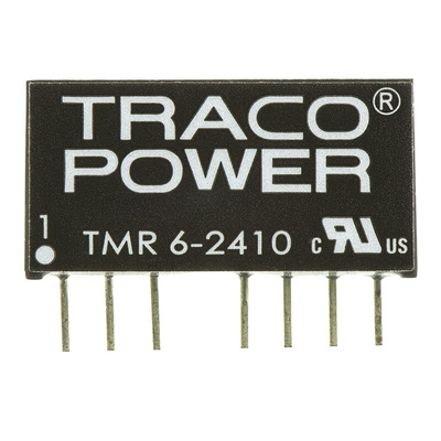 TRACOPOWER TMR 6 DC-DC Converter, 3.3V dc/ 1.3A Output, 18 → 36 V dc Input, 6W, Through Hole, +70°C Max Temp