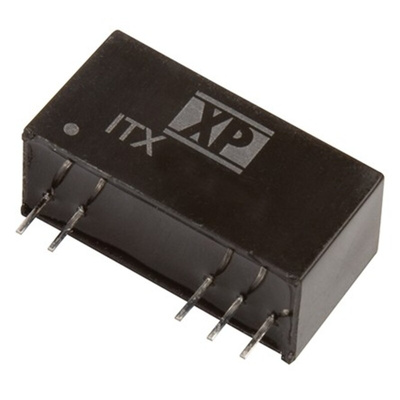 XP Power ITX DC-DC Converter, 15V dc/ 400mA Output, 9 → 18 V dc Input, 6W, Through Hole, +90°C Max Temp -40°C