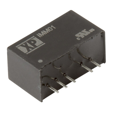 XP Power IMM01 DC-DC Converter, ±12V dc/ ±42mA Output, 9 → 18 V dc Input, 1W, Through Hole, +100°C Max Temp