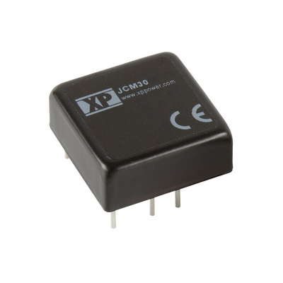 XP Power JCM30 DC-DC Converter, 15V dc/ 2A Output, 36 → 75 V dc Input, 30W, Through Hole, +105°C Max Temp -40°C