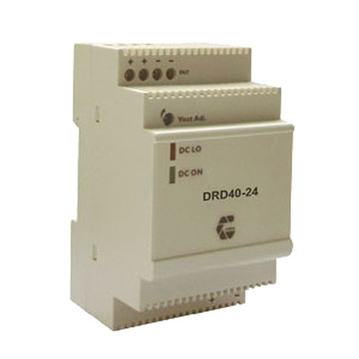 Chinfa DRD40 DC-DC Converter, 12V dc/ 3.4A Output, 10 → 32 V dc Input, 40W, DIN Rail Mount, +71°C Max Temp -40°C