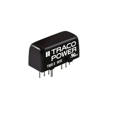 TRACOPOWER TMR 3WI DC-DC Converter, 9V dc/ 333mA Output, 9 → 36 V dc Input, 3W, Through Hole