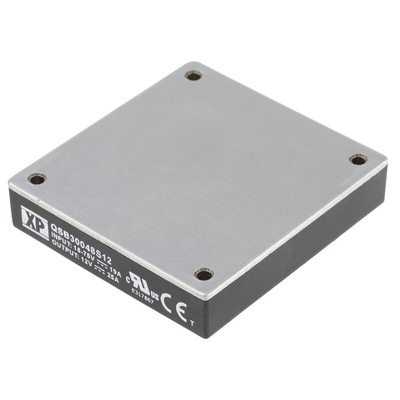 XP Power QSB300 DC-DC Converter, 12V dc/ 29A Output, 18 → 75 V dc Input, 300W, PCB Mount, +100°C Max Temp -40°C