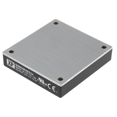 XP Power QSB300 DC-DC Converter, 24V dc/ 14.58A Output, 18 → 75 V dc Input, 300W, PCB Mount, +100°C Max Temp