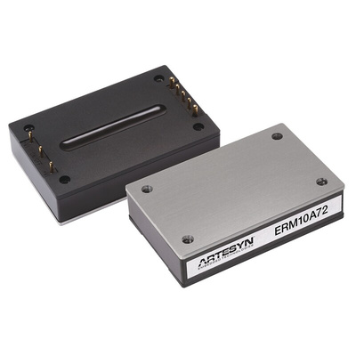 Artesyn Embedded Technologies ERM50 DC-DC Converter, 5V dc/ 10A Output, 66 → 160 V dc Input, 50W, Through Hole,