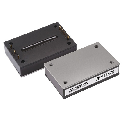 Artesyn Embedded Technologies ERM75 DC-DC Converter, 12V dc/ 6.25A Output, 43 → 101 V dc Input, 75W, Through