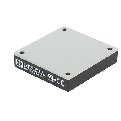 XP Power RDH300 DC-DC Converter, 48V dc/ 6.25A Output, 43 → 160 V dc Input, 300W, Through Hole