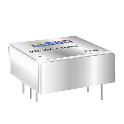 Recom REC15E-Z DC-DC Converter, 12V dc/ 1.25A Output, 9 → 36 V dc Input, 15W, Through Hole, +105°C Max Temp