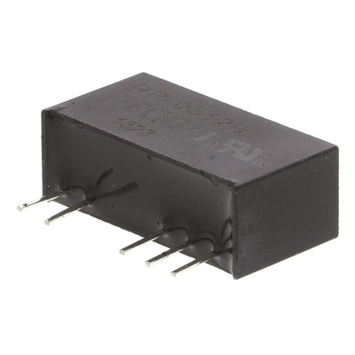 Recom RP DC-DC Converter, ±12V dc/ ±42mA Output, 4.5 → 5.5 V dc Input, 1W, Through Hole, +85°C Max Temp -40°C
