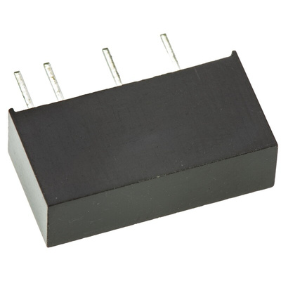 Recom RE DC-DC Converter, 5V dc/ 200mA Output, 10.8 → 13.2 V dc Input, 1W, Through Hole, +85°C Max Temp -40°C