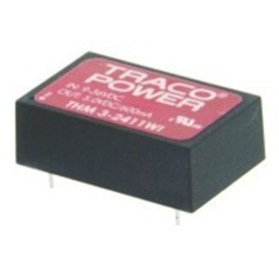 TRACOPOWER THM 3WI DC-DC Converter, ±12V dc/ ±125mA Output, 9 → 36 V dc Input, 3W, Through Hole, +94°C Max Temp