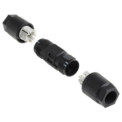 Phoenix Contact Quick Connect Circular Connector, 3P + E Contacts, Cable Mount, IP68, IP69K