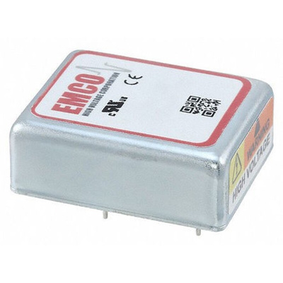 XP Power C DC-DC Converter, 500V dc/ 2mA Output, 11.5 → 16 V dc Input, 1W, PCB Mount, +60°C Max Temp -10°C Min