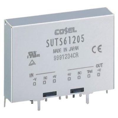 Cosel SUTS DC-DC Converter, 3.3V dc/ 1.35A Output, 18 → 36 V dc Input, 4.46W, PCB Mount, +85°C Max Temp -40°C
