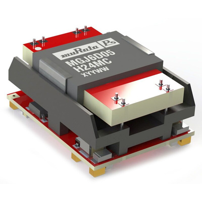 Murata Power Solutions MGJ6 DC-DC Converter, ±15V dc/ 300mA Output, 18 → 36 V dc Input, 1.5W, PCB Mount, +105°C