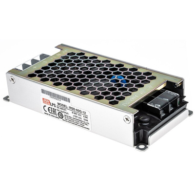 MEAN WELL RSD-60 DC-DC Converter, 12V dc/ 5A Output, 9 → 36 V dc Input, 60W, Chassis Mount, +70°C Max Temp -40°C
