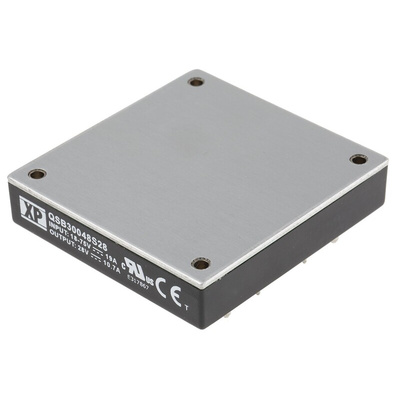 XP Power QSB300 DC-DC Converter, 28V dc/ 12.5A Output, 18 → 75 V dc Input, 300W, PCB Mount, +100°C Max Temp