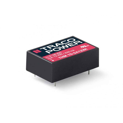 TRACOPOWER THM 10WI DC-DC Converter, ±12V dc/ 416mA Output, 18 → 75 V dc Input, 10W, Through Hole, +90°C Max