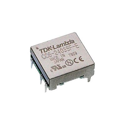 TDK-Lambda CC-E DC-DC Converter, 3.3V dc/ 1.2A Output, 4.5, 9 V dc Input, 6W, Through Hole, +85°C Max Temp -40°C Min
