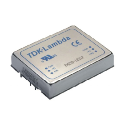 TDK-Lambda PXE DC-DC Converter, 15V dc/ 1.33A Output, 18 → 75 V dc Input, 20W, Through Hole, +100°C Max Temp