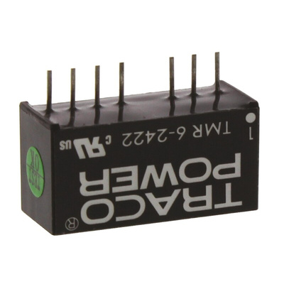 TRACOPOWER TMR 6 DC-DC Converter, ±12V dc/ ±250mA Output, 18 → 36 V dc Input, 6W, Through Hole, +70°C Max Temp