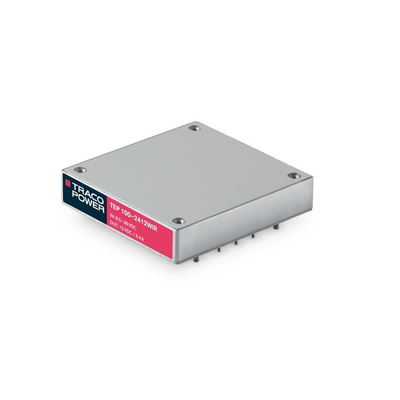 TRACOPOWER TEP 100WIR DC-DC Converter, ±12V dc/ 8.4A Output, 9 → 36 V dc Input, 100W, Chassis Mount, +75°C Max