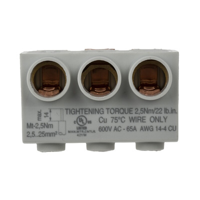 Eaton Extension Terminal for Use with PKE Series, PKZM0 Series, 37.6mm Length