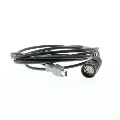 Omron Cable for Use with Servo Motor, 20m Length, 200 V
