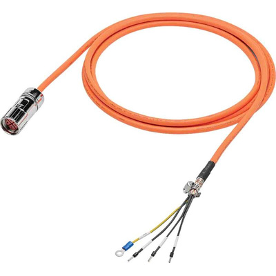 Siemens Cable for Use with SINAMICS V90, 7m Length, 600 V, 1000 V