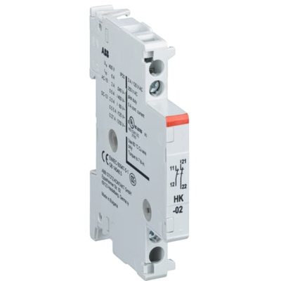 ABB Auxiliary Contact for Use with MO325, MS325, 72mm Length, 250Vdc, 400Vac