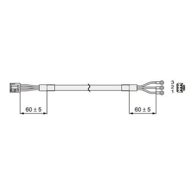 SMC Cable for Use with CN1 Series, 2m Length