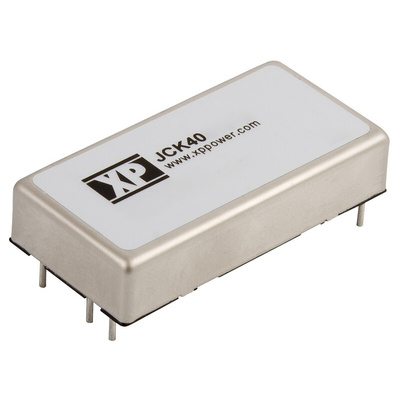 XP Power JCK DC-DC Converter, 15V dc/ 2.67A Output, 18 → 36 V dc Input, 40W, Through Hole, +70°C Max Temp -40°C