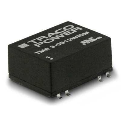 TRACOPOWER TMR 3 WISM DC-DC Converter, 24V dc/ 125mA Output, 4.5 → 75 V dc Input, 3W, PCB Mount, +85°C Max Temp