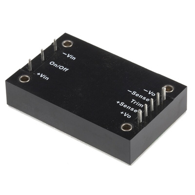 XP Power QSB100 DC-DC Converter, 5V dc/ 20A Output, 9 → 36 V dc Input, 100W, PCB Mount, +100°C Max Temp -40°C