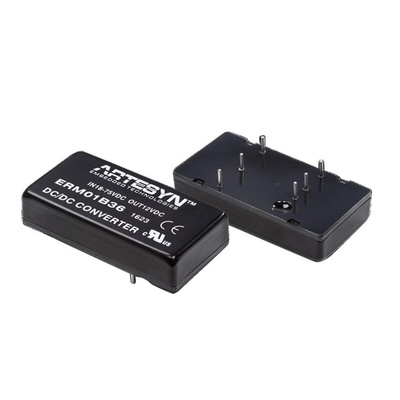 Artesyn ERM DC-DC Converter, 5V dc/ 4A Output, 40 → 160 V dc Input, 20W, Through Hole, +85°C Max Temp -40°C Min