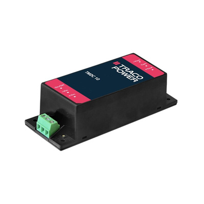 TRACOPOWER TMDC 10 DC-DC Converter, ±12V dc/ ±416mA Output, 9 → 36 V dc Input, 10W, Chassis Mount, +80°C Max