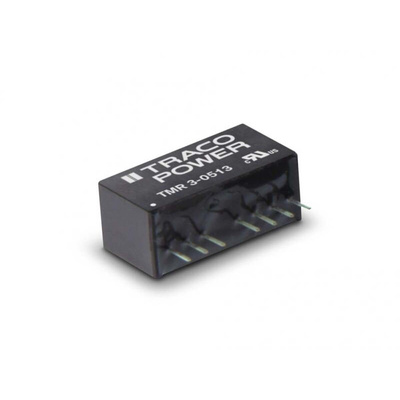 TRACOPOWER TMR 3 DC-DC Converter, 3.3V dc/ 700mA Output, 9 → 18 V dc Input, 3W, Through Hole, +85°C Max Temp