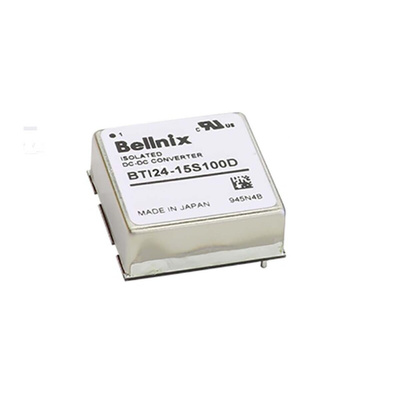 Bellnix BTI DC-DC Converter, ±15V dc/ 0 → 0.5A Output, 9 → 36 V dc Input, 15W, PCB Mount, +85°C Max Temp